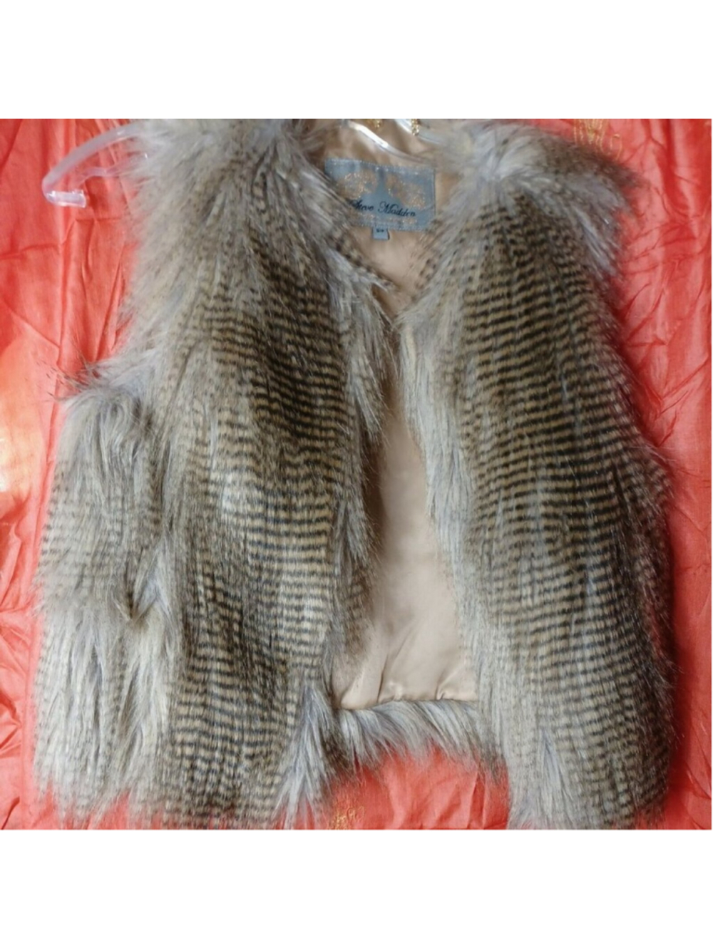Steve Madden‎ Vest Faux Fur S